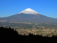 箱根から見える富士山